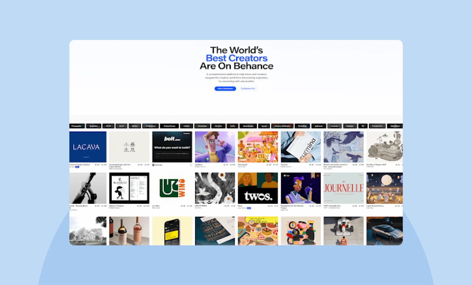 07 Behance portfolio pages