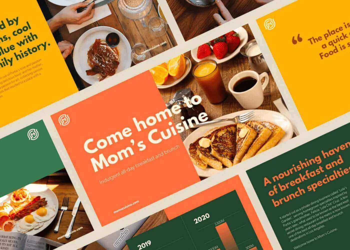 Food Deck Orange and Green
