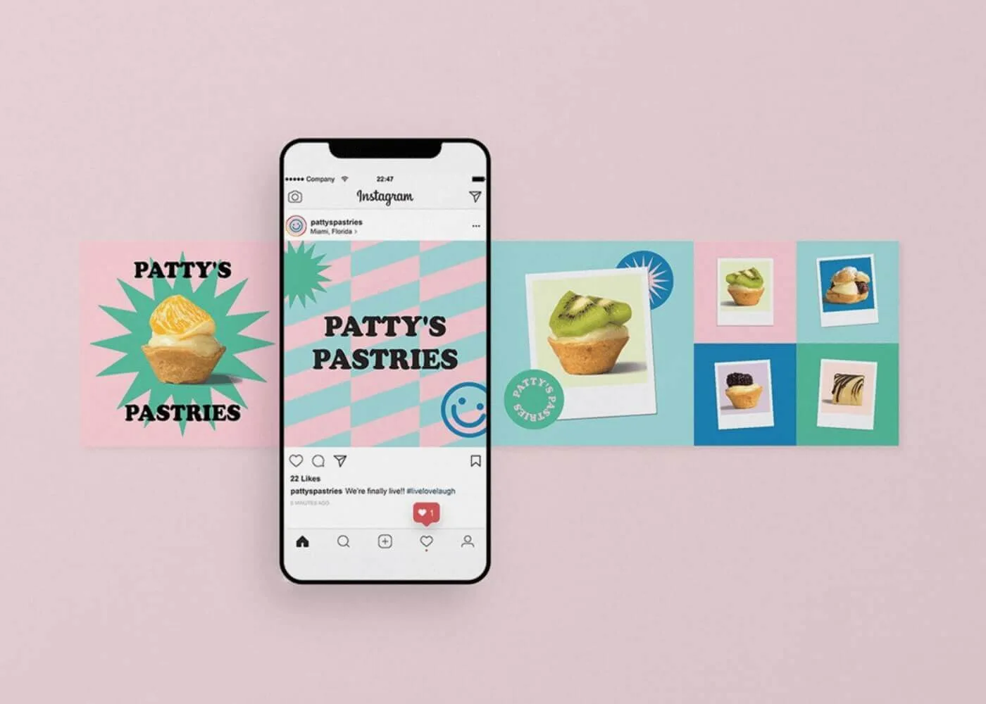 Food Pastries Social Media Post