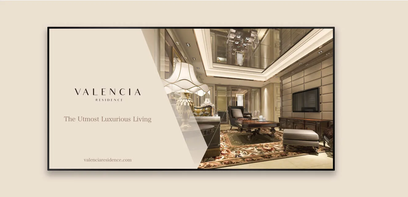 Valencia Residence Digital Display