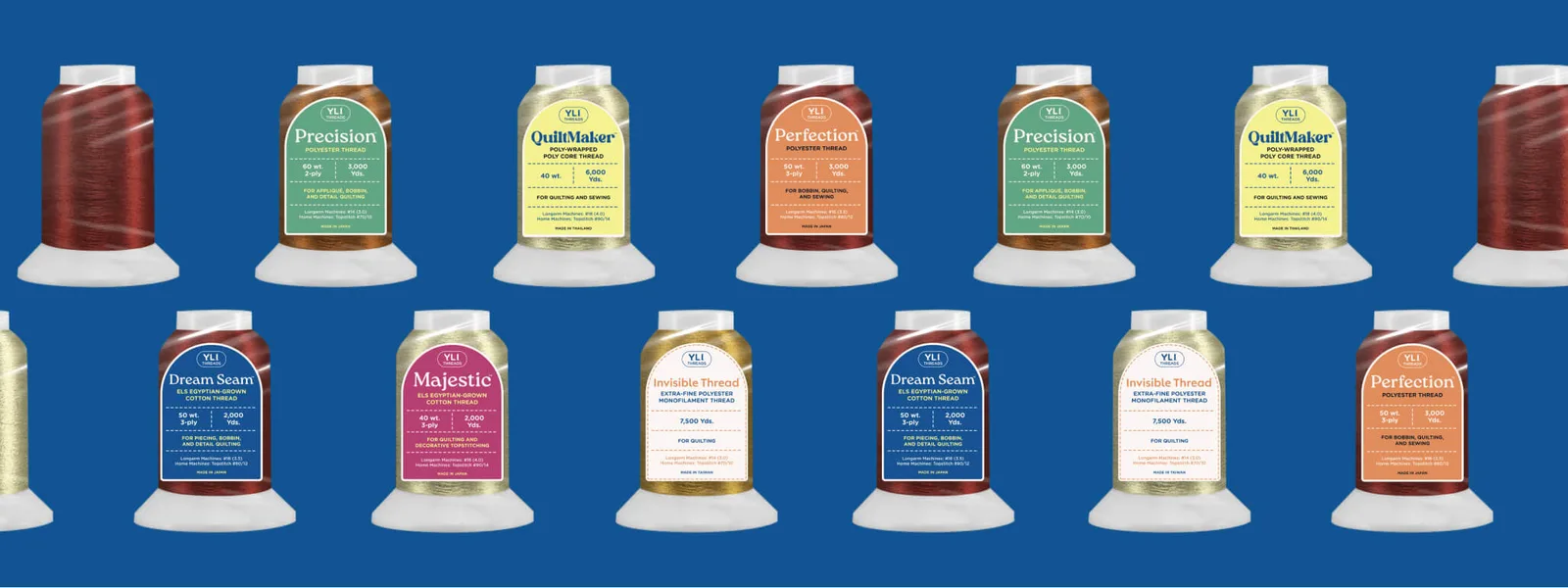 YLI Threads packaging by Design Force