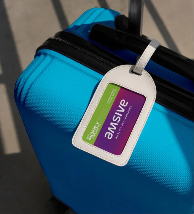 Amsive bag tag by Design Force