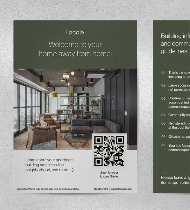 Locale flyer design by Design Force