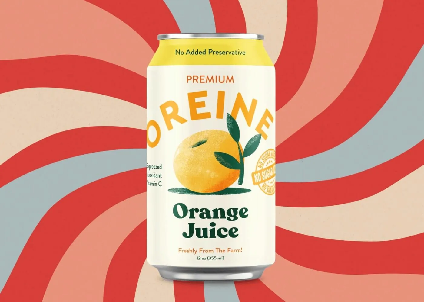 Orange Juice Packaging Design