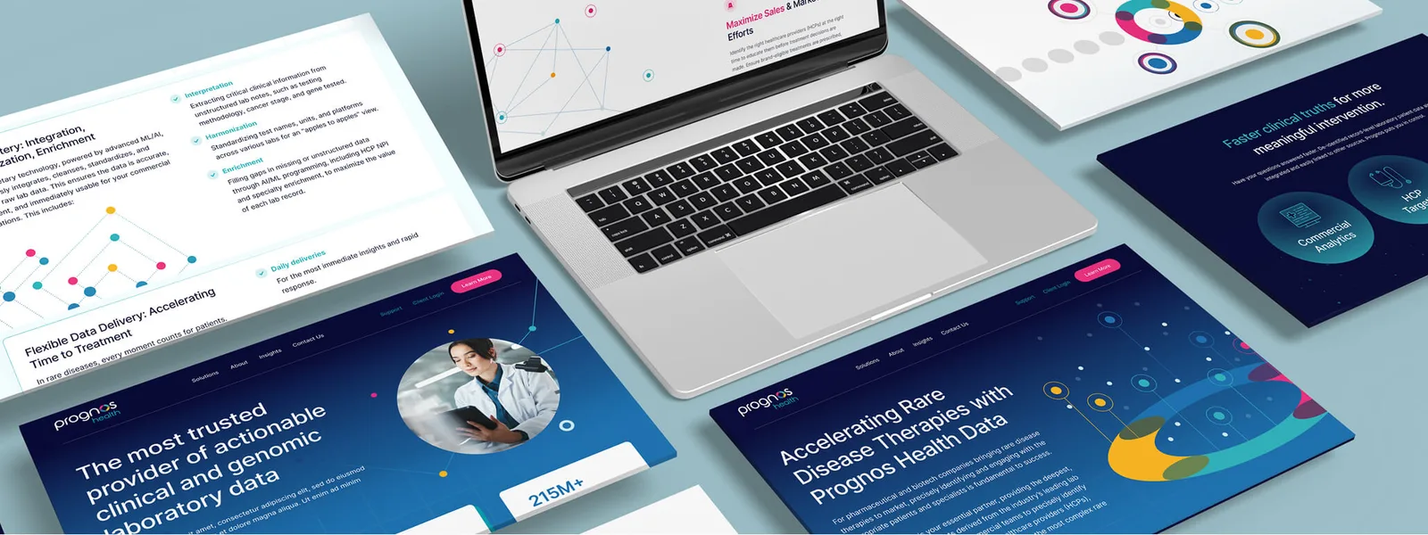 Prognos Health website by Design Force