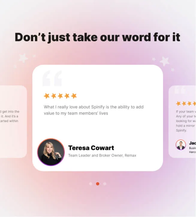 Spinify ui design by Design Force