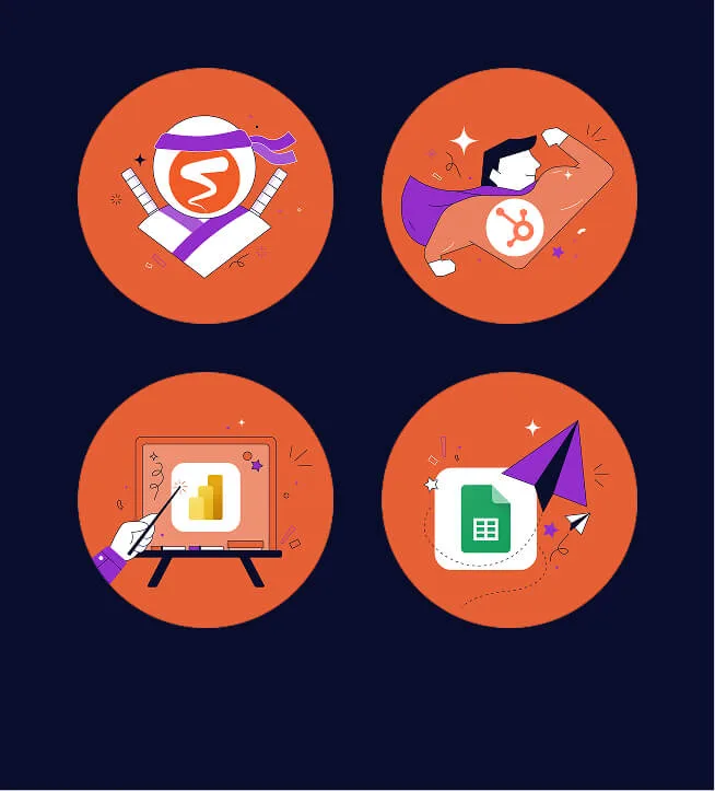 Spinify custom illustration by Design Force