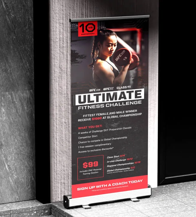 UFC Gym PRINT DESIGN