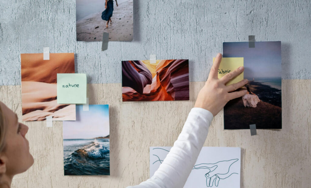 image of tangible moodboard