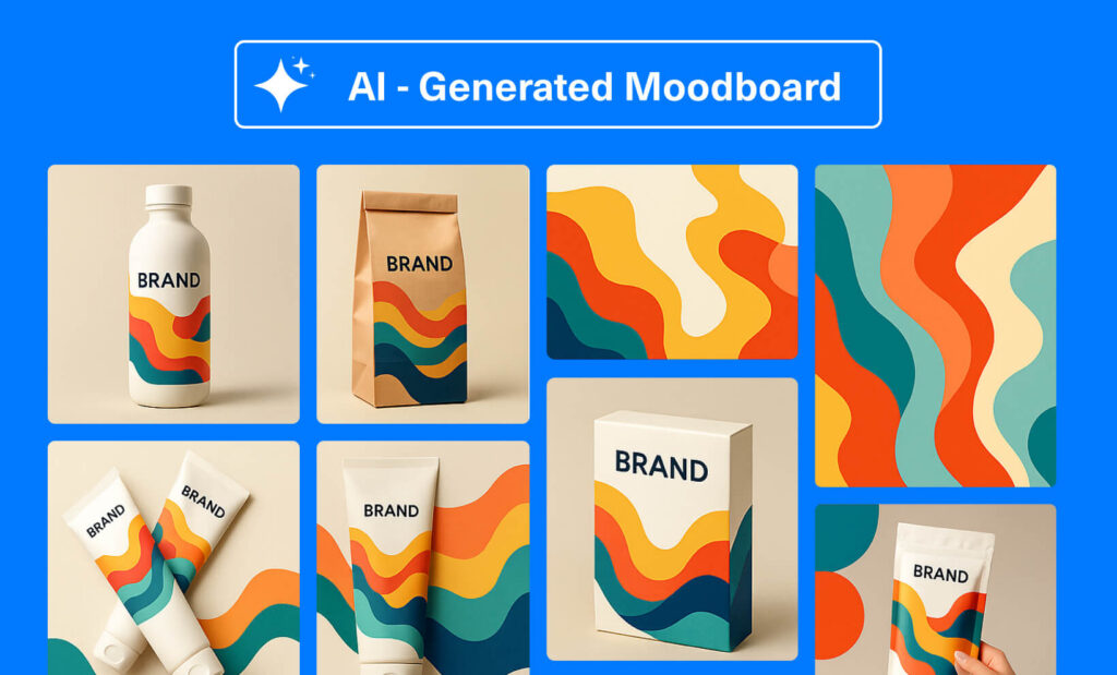 AI-generated mood board