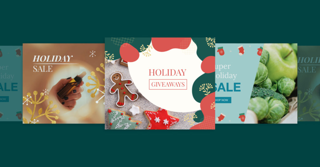 holiday banner ad design templates