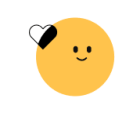 yellow smiley with heart